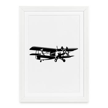 An-2 - Affiche encadrée (27 × 37 cm) - blanc - Devant