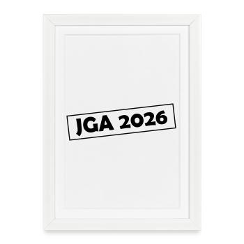 JGA 2026 - Affiche encadrée (27 × 37 cm) - blanc - Devant