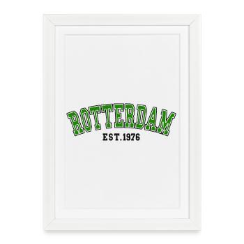 Rotterdam Est. 1976 - Framed poster (27 × 37 cm) - white - Front