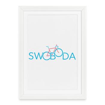 SWOBODA - Framed poster (27 × 37 cm) - white - Front