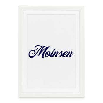 Moinsen (Magasin de laits1) - Affiche encadrée (27 × 37 cm) - blanc - Devant