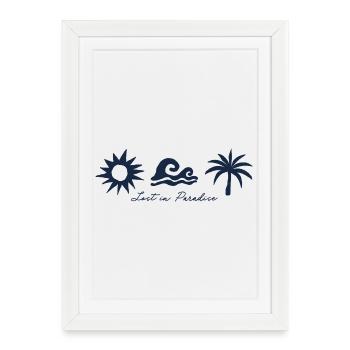 LostinParadise - Framed poster (27 × 37 cm) - white - Front