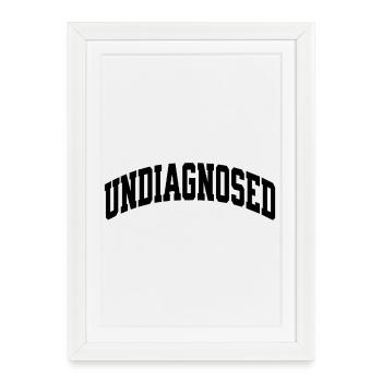 non diagnostiqué - Affiche encadrée (27 × 37 cm) - blanc - Devant