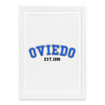 Oviedo Est. 1996 - Framed poster (27 × 37 cm) - white - Front