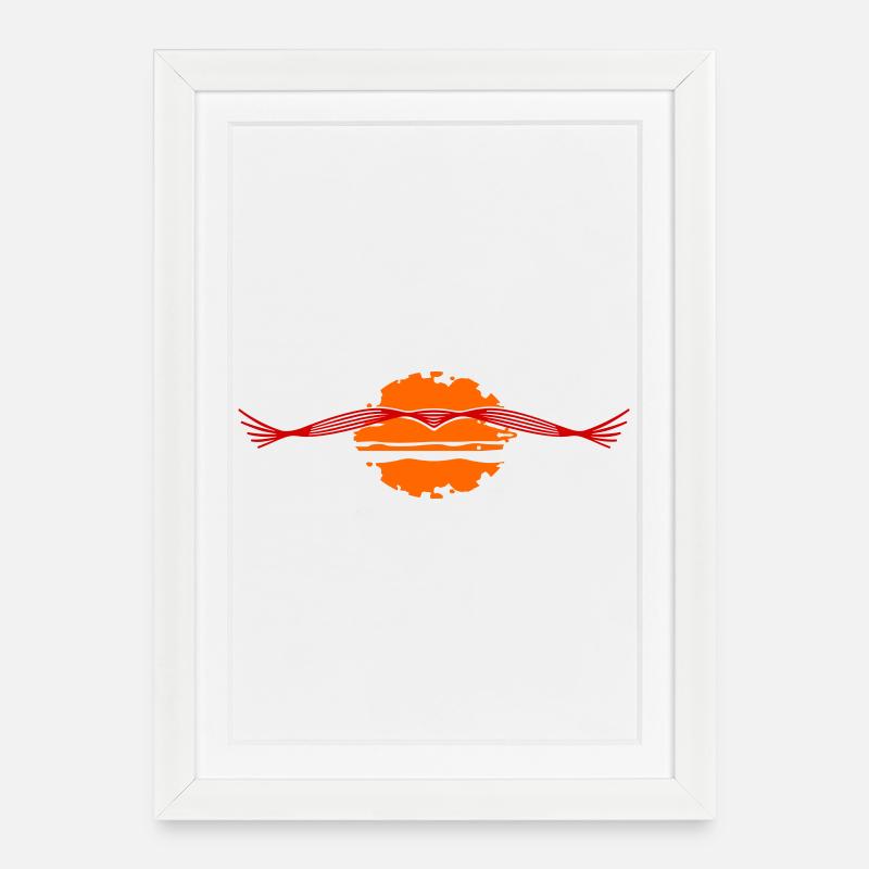 Profitez du soleil et soyez libre! - Affiche encadrée (27 × 37 cm) - blanc