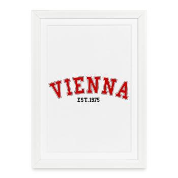 Vienna_Est_1975 - Affiche encadrée (27 × 37 cm) - blanc - Devant