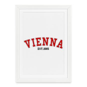 Vienna_Est_2005 - Affiche encadrée (27 × 37 cm) - blanc - Devant