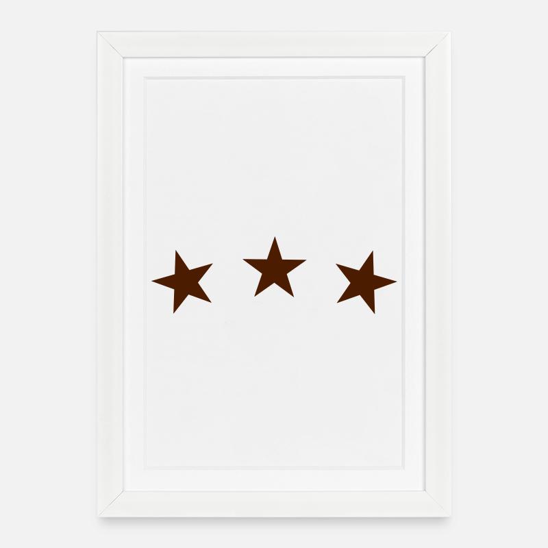 star starlets stars - Framed poster (27 × 37 cm) - white