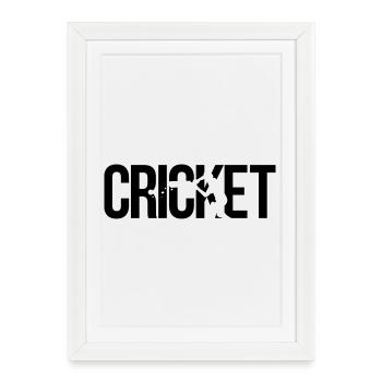 cricket - Framed poster (27 × 37 cm) - white - Front