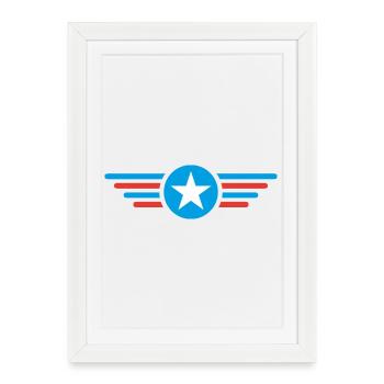 I'm a star with wings - Framed poster (27 × 37 cm) - white - Front