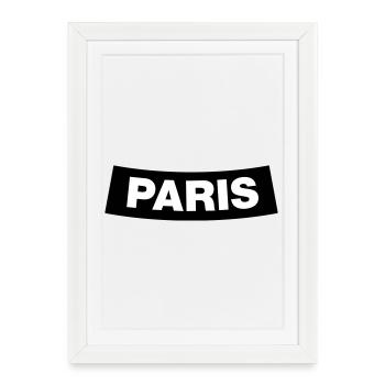 Paris Chapter Element (Bachelor Party MC Rocker Design) - Framed poster (27 × 37 cm) - white - Front