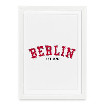 Berlin_Est_1975 - Framed poster (27 × 37 cm) - white - Front