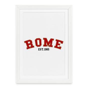 Rome_Est_1965 - Affiche encadrée (27 × 37 cm) - blanc - Devant