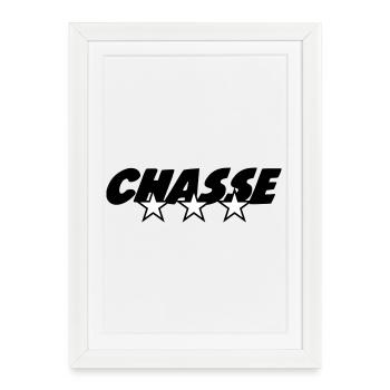 Chasse - Chasseur - Affiche encadrée (27 × 37 cm) - blanc - Devant