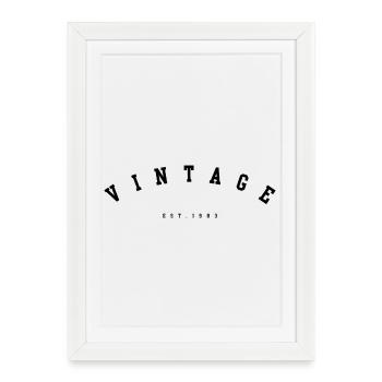 Millésime 1983 - Affiche encadrée (27 × 37 cm) - blanc - Devant