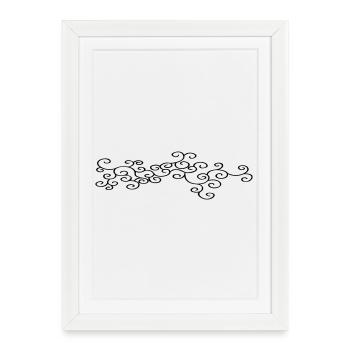 Bijoux d’ornement (Vectorgraphic) - Affiche encadrée (27 × 37 cm) - blanc - Devant