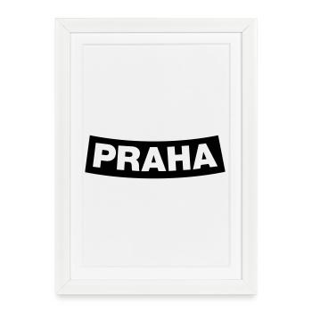 Praha Chapter Element 1C (JGA MC-Rocker-Style) - Framed poster (27 × 37 cm) - white - Front