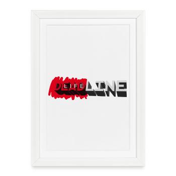 DEADLINE LIFE - let's talk - Affiche encadrée (27 × 37 cm) - blanc - Devant