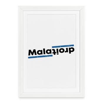 awkward - Framed poster (27 × 37 cm) - white - Front