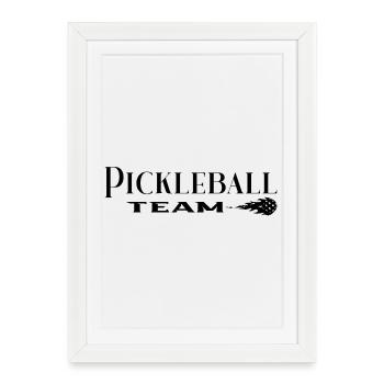 Pickleball - Framed poster (27 × 37 cm) - white - Front