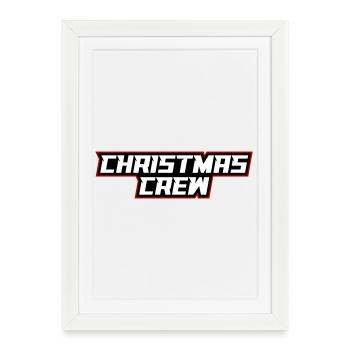 Équipage de Noël Weihnachten - Affiche encadrée (27 × 37 cm) - blanc - Devant