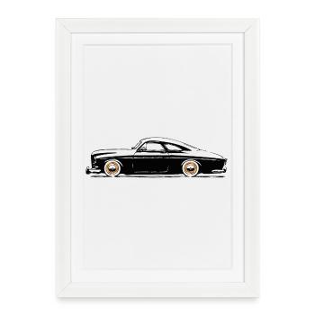 120 Series Custom Color - Framed poster (27 × 37 cm) - white - Front
