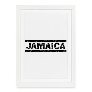 Jamaica - Framed poster (27 × 37 cm) - white - Front