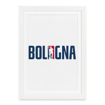 Nettuno Bologne - Affiche encadrée (27 × 37 cm) - blanc - Devant
