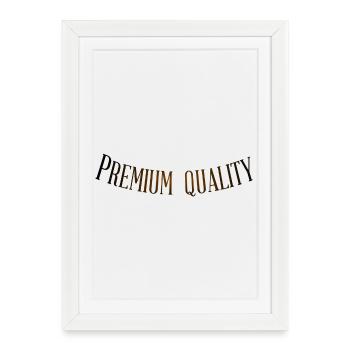 Premium Quality - Framed poster (27 × 37 cm) - white - Front