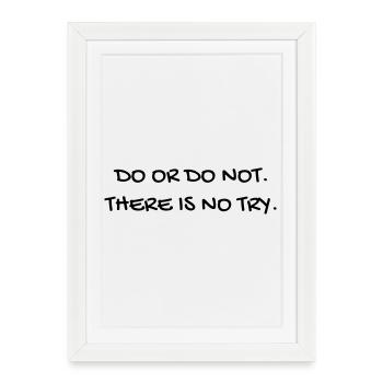 Cinema - Quotes - Film - Citations - Zitat - Humor - Framed poster (27 × 37 cm) - white - Front