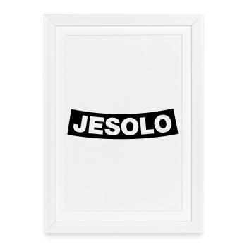 Jesolo Chapter Element 1C (JGA MC-Rocker-Style) - Framed poster (27 × 37 cm) - white - Front