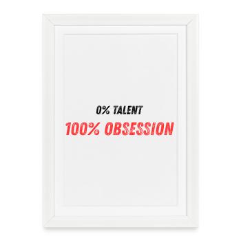 Absolute Fanaturm energy image - Framed poster (27 × 37 cm) - white - Front