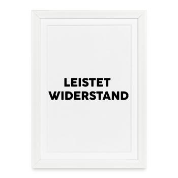 résistance - Affiche encadrée (27 × 37 cm) - blanc - Devant