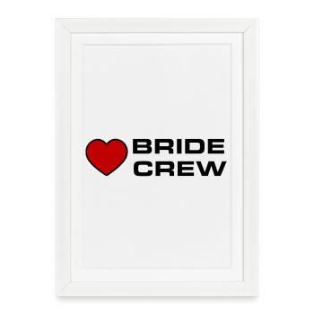 Équipage de la mariée - Affiche encadrée (27 × 37 cm) - blanc - Devant