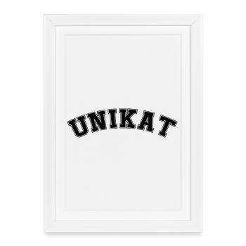 Unique piece - Framed poster (27 × 37 cm) - white - Front