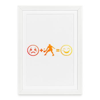 Idée de communauté Pickleball pour les fans de Pickleball - Affiche encadrée (27 × 37 cm) - blanc - Devant