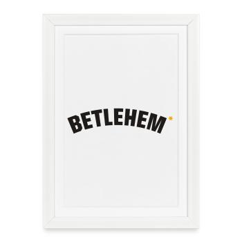 Betlehem - Framed poster (27 × 37 cm) - white - Front