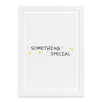 something special - Framed poster (27 × 37 cm) - white - Front