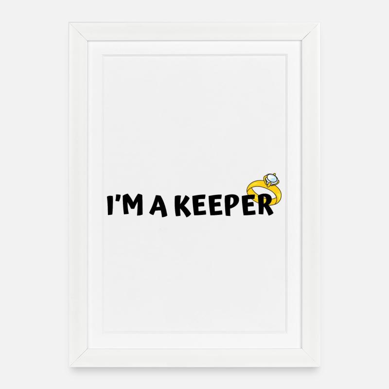 Engagement Design - Framed poster (27 × 37 cm) - white