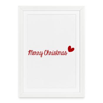 HAPPY NEW YEAR. NEW YEAR'S EVE. NEW YEAR - Framed poster (27 × 37 cm) - white - Front