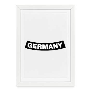 Germany Chapter Element (JGA MC-Rocker-Design) - Framed poster (27 × 37 cm) - white - Front