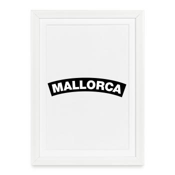 Majorca - Framed poster (27 × 37 cm) - white - Front