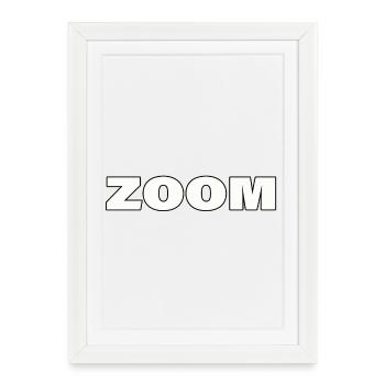 ZOOM - Framed poster (27 × 37 cm) - white - Front