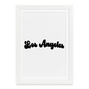 Los Angeles 8 - Affiche encadrée (27 × 37 cm) - blanc - Devant