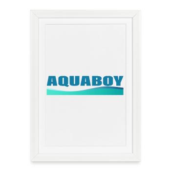 AQUABOY - Affiche encadrée (27 × 37 cm) - blanc - Devant