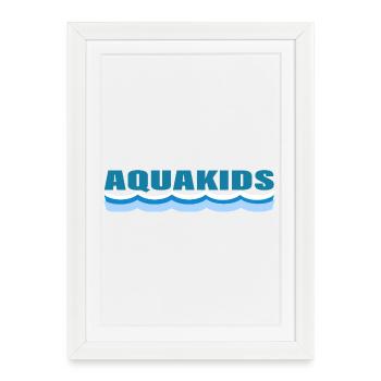 AQUAKIDS - Framed poster (27 × 37 cm) - white - Front