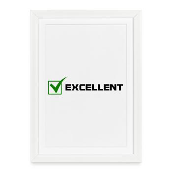 Excellent - Framed poster (27 × 37 cm) - white - Front