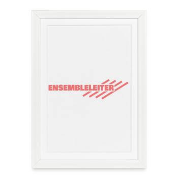 Gift for Ensemble Leader - Framed poster (27 × 37 cm) - white - Front
