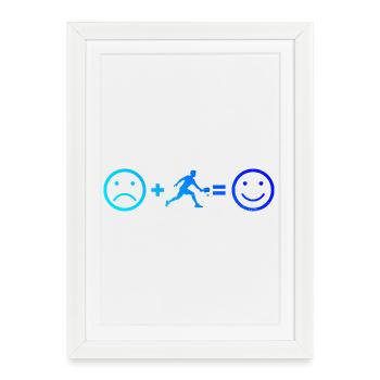 Pickleball players for pickleball athlete fans - Framed poster (27 × 37 cm) - white - Front
