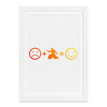Self Defense Gift for an Aikido Student - Framed poster (27 × 37 cm) - white - Front